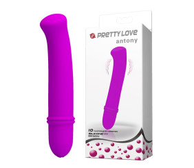 10 Fonksiyonlu G-Spot Uyarıcılı Teknolojik Dildo Vibratör - Antony