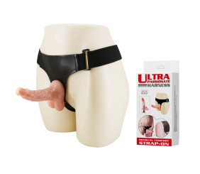 15.7 cm Belden Bağlamalı Gerçekçi Strap-On – Ultra Passionate