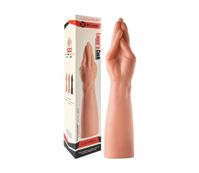 35 cm Dev Boy Ekstra Kalın Realistik El Tasarımlı Dildo – Ten Rengi