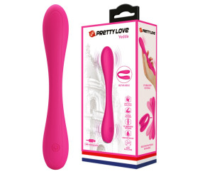 12 Fonksiyonlu Titreşimli Bükülebilir G-Spot & Klitoris Uyarıcılı Vibratör – Yedda (Pembe)