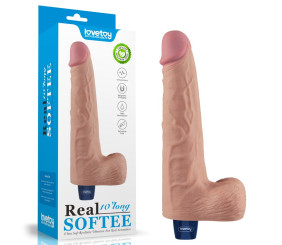 25.3 cm USB Şarjlı Yeni Nesil Realistik Titreşimli Ten Dildo Penis