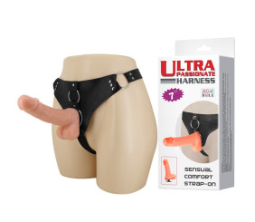 18 cm Belden Bağlamalı Gerçekçi Strap-On – Ultra Harness
