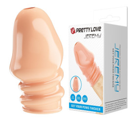 Kalınlaştırıcı Ten Rengi Penis Kılıfı - Jeremy