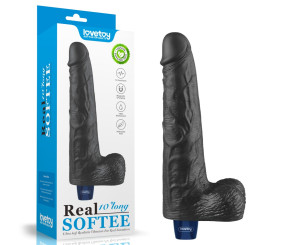 25.3 cm USB Şarjlı Yeni Nesil Realistik Titreşimli Zenci Dildo Penis