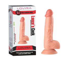 21 cm Realistik Dokulu Vantuzlu Dildo Penis – Ten Rengi