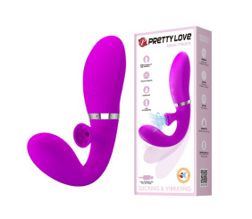 12 Fonksiyonlu Titreşim ve Emme Özellikli USB Şarjlı G-Spot ve Klitoris Uyarıcılı Vibratör – Magic Finger