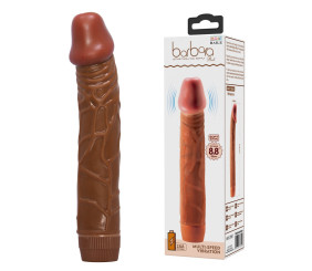 22,5 cm Damarlı Realistik Güçlü Titreşimli Melez Dildo Penis