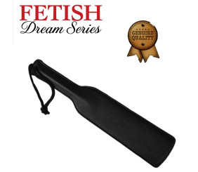 Fetiş Deri BDSM Şaplak Tokmak –  Siyah