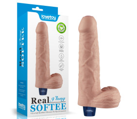 22.6 cm USB Şarjlı Yeni Nesil Realistik Titreşimli Ten Dildo Penis