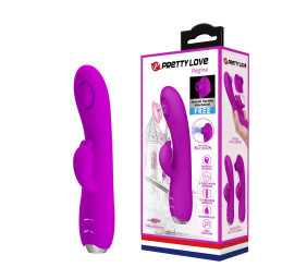 12 Fonksiyonlu Titreşim & Nabız Vuruşlu Pulsasyon Rabbit Vibratör – Regina (Mor)