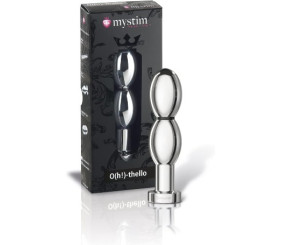 Mystim O Thello Çelik Anal ve Vajinal Elektirik Şoklu Dildo