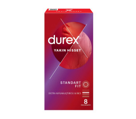 Durex Yakın Hisset 8'li Prezervatif Durex Yakın Hisset 8'li Prezervatif
