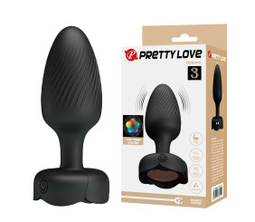 USB Şarjlı 10 Fonksiyonlu Titreşimli 5 Renk LED Işıklı Silikon Anal Plug – Osborn