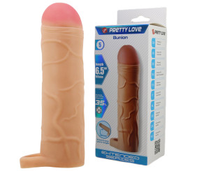 Extended 2.5 cm Uzatmalı Halkalı Gerçekçi Penis Kılıfı – Bunion