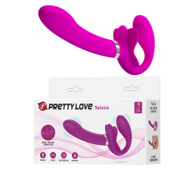 USb Şarjlı Çift Taraflı Strapon Teknolojik G-Spot Vajinal Vibratör