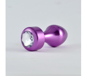 8 cm Lüks Alüminyum Rosebud Metal Anal Plug